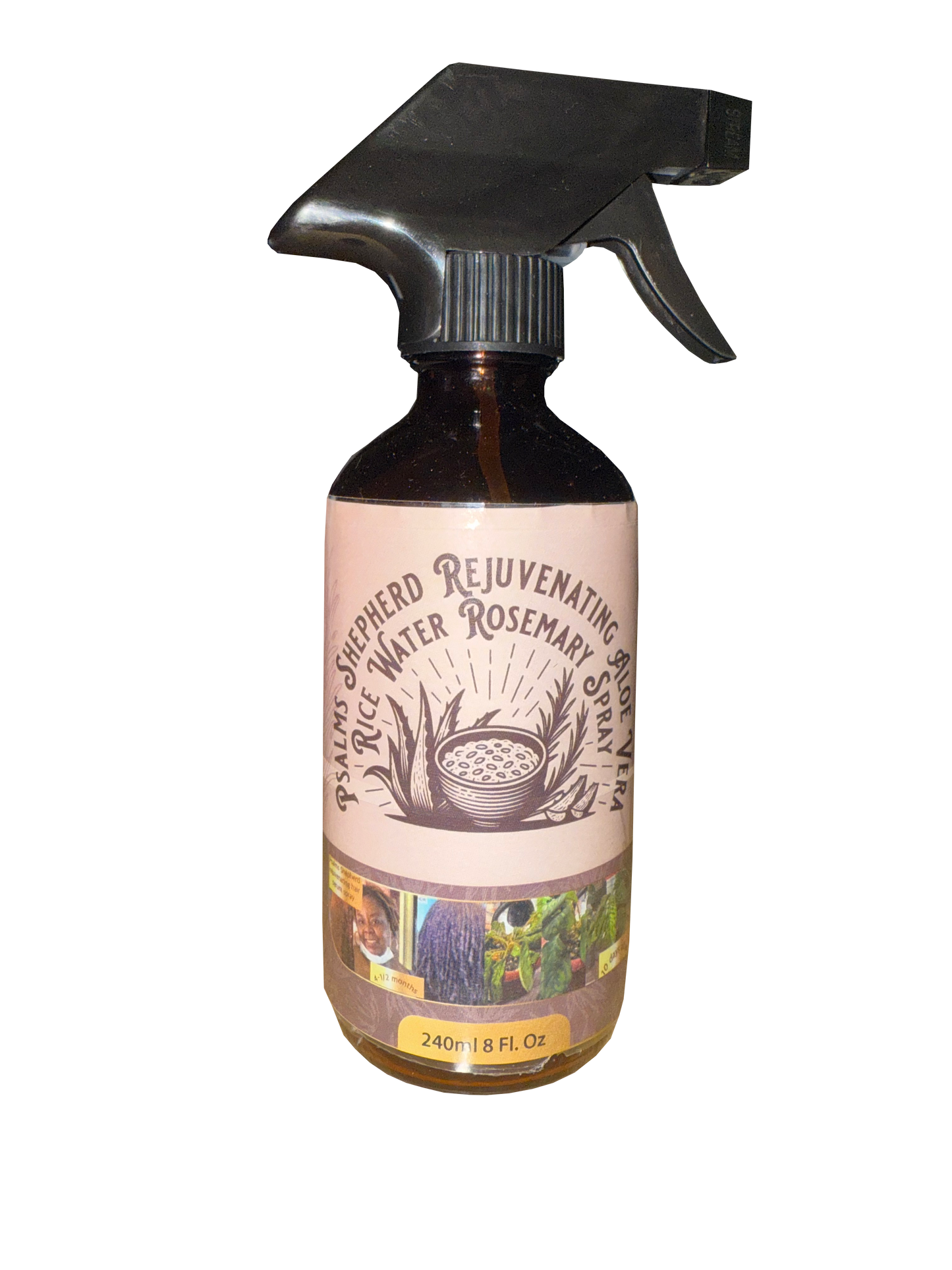 8 Oz. Psalms Shepherd Rejuvenating Aloe Vera Rice Water Rosemary Spray
